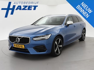 Volvo V90 2.0 T8 AWD 390 PK R-DESIGN + BOWERS & WILKINS | HEAD-UP | ELEK. TREKHAAK | INSCRIPTION BURSTING BLUE METALLIC