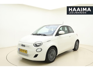Fiat 500 Icon 42 kWh | Werinig kilometers | Climate control | Navigatie | Keyless | Camera | Panoramadak | Parkeersensoren voor en achter