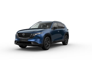 Mazda CX-5 e-Skyactiv G 141 Homura - Zwart lederen interieur | 19-inch lichtmetalen velgen, Black | Alarmsysteem | Automatisch dimmende binnenspiegel met randloos design