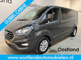Ford Transit Custom 2.0 TDCI L2H1 Limited 130 PK DC Dubbel Cabine / Euro 6 / Airco / Cruise Control / CarPlay / PDC / Navigatie / 16.200 KM !!