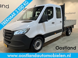 Mercedes-Benz Sprinter 317 CDI L2 RWD DC Dubbel Cabine Open Laadbak / Euro 6 / Trekhaak 3500 KG / LED / Airco / Cruise Control / CarPlay / DC 6 Pers. / 82.000 KM !!