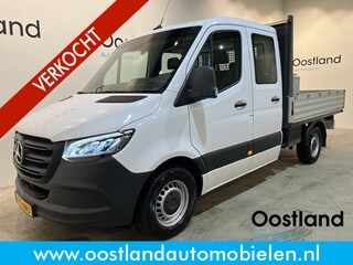 Mercedes-Benz Sprinter 317 CDI L2 RWD DC Dubbel Cabine Open Laadbak / Euro 6 / Trekhaak 3500 KG / LED / Airco / Cruise Control / CarPlay / DC 6 Pers. / 82.000 KM !!