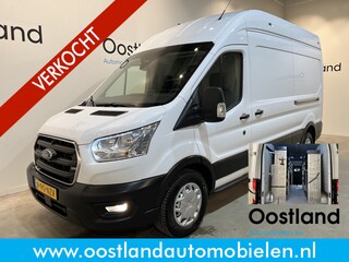 Ford Transit 350 2.0 TDCI L3H3 Trend 170 PK Servicebus / Inrichting / Euro 6 / Schuifdeur L + R / Oprijplateau / Airco / CarPlay / Camera / Trekhaak / 3-Zits