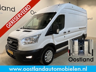 Ford Transit 350 2.0 TDCI L3H3 Trend Servicebus / Inrichting / Euro 6 / Schuifdeur L + R / Oprijplateau / 220V. / Airco / CarPlay / Camera / Trekhaak