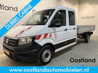 Volkswagen Crafter 35 2.0 TDI L4 DC Dubbel Cabine RWD 140 PK Open Laadbak / Euro 6 / Trekhaak 3.000 KG / Airco / Camera / CarPlay / Navigatie