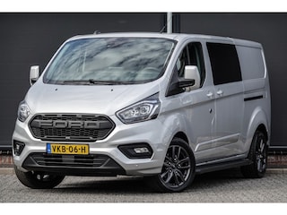Ford Transit Custom L2H1 | Dubbele Cabine | 5-Persoons | 2.0Tdci 170Pk | Limited 340 | Leder | 2xSchuifdeur | Trekhaak | Raptor Grille | 18''