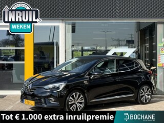 Renault Clio 1.6 E-Tech Hybrid 140 Initiale Paris | NAP | Stoel & stuur verwarming | Leer | Navigatie | Achteruitrijcamera | Lichtmetaal | Climate Control | LED | DAB |