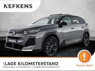 Citroën C5 Aircross SUV Max 1.6 Plug-in Hybrid 195pk Automaat | DEMO | Navigatie | Panoramisch Schuif-kanteldak | Rondomzichtcamera | Adaptieve Cruise Control | Head-up display | Stoel elektrisch+geheugen+verwarmd+massage+ventilatie | Matrix LED koplampen | Apple Carplay/Android Auto | Donker getint glas | 20" lichtmetalen velgen |