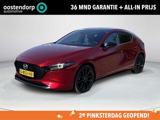 Mazda 3 2.0 e-SkyActiv-X M Hybrid 180 Luxury | Dealeronderhouden | Stoelgeheugen | Stoel en stuurverwarming | Climate Control | Achteruitrijcamera | Full adaptief led | Dodehoeksensoren | Bose |