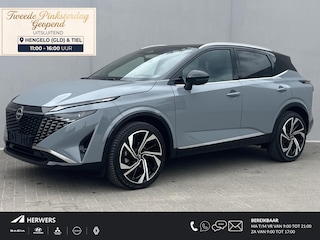 Nissan Qashqai 1.3 MHEV Xtronic Tekna Plus / 1800kg Trekgewicht / Apple Carplay Android Auto / Bose Audio Installatie / Panorama Dak / Stoel,- Stuur en Voorruit Verwarming / Leder- Alcantara Interieur /