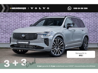 Volvo XC90 2.0 T8 Plug-in hybrid AWD Ultra Black Ed. Exec. Adaptieve Cruise Control | Elektr. schuif-\-kanteldak | 360 Camera | Luchtvering | Bowers & Wilkins Premium Audio | Extra getint glas | Gelamineerde ramen | Geventileerde voorstoelen | Stoelverwarming | Stoelmassage | Verwarmd stuurwiel | Google Services | Head-up display | Alcantara hemelbekleding | 22" Lichtmetalen velgen |