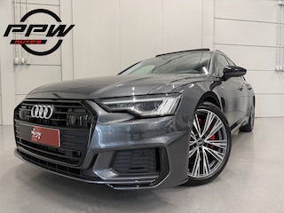 Audi A6 Avant 55 TFSI e quattro Competition PANO/TREKHAAK/20"SPORT/CAMERA/CARPLAY/ACC/STOEL+STUURVERW/ACC/MATRIX/PRIVACY/DAYTONAGRAU/BLACK-OPTIC/VOLLEDIG AUDI DEALER HISTORIE/ABSOLUTE NIEUWSTAAT