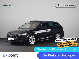 Skoda Octavia Combi 1.0 e-TSI Business Edition Plus 110pk DSG | Panoramadak | Trekhaak | Navigatie | Verwarmbare voorstoelen | Led Koplampen