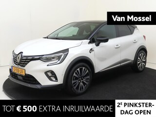 Renault Captur 1.3 TCe 155 Initiale Paris | Climate Control / ECC | Licht metalen velgen 18 inch | Trekhaak | Cruise control Adaptive | Navigatie | Lederen bekleding | Elektrisch verst. stoelen | Stoelverwarming | LED koplampen | Park Distance Control voor en achter | Achteruitrijcamera |