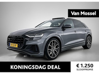 Audi Q8 55 TFSI e quattro Pro Line S 381 PK | S-line | Automaat | Navigatie | Panoramadak | Audi soundsystem | Cruise Control | Stoelverwarming | Virtual Cockpit | LED | Lichtmetalen velgen | Privacy glass |