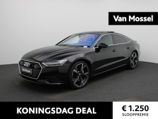 Audi A7 Sportback 50 TFSI e quattro Pro Line S 299 PK | S-Line | Automaat | Navigatie | Panoramadak | B&O Premium | Nachtzicht | 360 Camera | Servosluiting | HD Matrix | Stoelverwarming voor en achter | Keyless | Memory | Adaptive Cruise Control | Audi Virtual Cockpit |