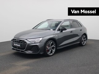 Audi A3 Sportback 45 TFSI e S edition Competition 272 PK | S-Line | Automaat | Navigatie | Camera | SONOS | Trekhaak | Stoelverwarming | LED Matrix | Keyless | Lichtpakket plus ambient light | Dodehoeksensor | Optiekpakket zwart plus | Adaptive Cruise Control |