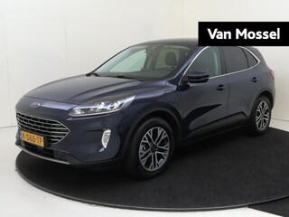 Ford Kuga 2.5 PHEV Titanium | Climate Control / ECC | Licht metalen velgen 18 inch | Cruise control | Navigatie | Lederen bekleding zwart | Xenon koplampen | Park Distance Control voor en achter |