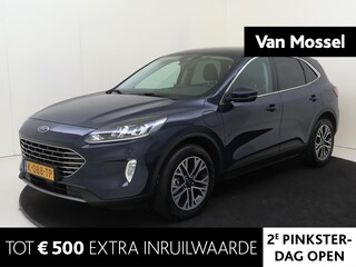Ford Kuga 2.5 PHEV Titanium | Climate Control / ECC | Licht metalen velgen 18 inch | Cruise control | Navigatie | Lederen bekleding zwart | Xenon koplampen | Park Distance Control voor en achter |
