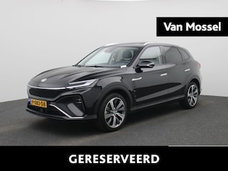 MG Marvel R Luxury 70 kWh | Elektr. bed. achterklep | Climate Control / ECC | Panoramadak, Open dak | Licht metalen velgen 19 inch | Cruise control | Navigatie | Lederen bekleding | Stoelverwarming | LED koplampen | Park Distance Control voor en achter | Achteruitrijcamera | Dakrailing |