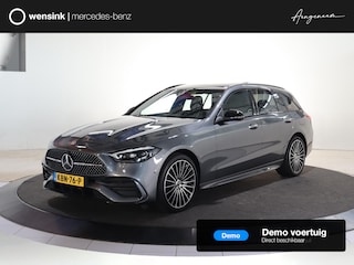 Mercedes-Benz C-klasse 300e Business Solution AMG | Panoramaschuifdak | Premium Plus | Burmester | Head-Up | Trekhaak | Stoelventilatie |