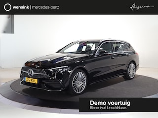 Mercedes-Benz C-klasse Estate 300e Business Solution AMG | Panoramaschuifdak | Dodehoekassistent | Memorypakket | 360° camera | Stoelverwarming |