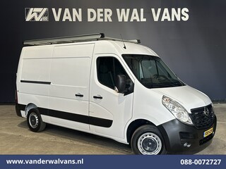 Opel Movano 2.3 CDTI 146pk L2H2 Euro6 Airco | Imperiaal | Navigatie | Camera | Cruisecontrol | 2500kg Trekhaak Parkeersensoren, Trap, Bijrijdersbank