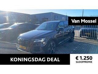 Audi Q7 55 TFSI e quattro Pro Line Plus 381 PK | Automaat | S-line | Camera | Leder interieur | Stoelverwarming | Lichtmetalen velgen 22" | Dodehoek detectie |