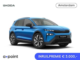 Skoda Elroq 85 Sportline | Trekhaak | Adaptief onderstel | Warmtepomp | Verw. voorruit |