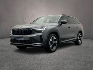 Skoda Kodiaq 1.5 TSI PHEV Sportline Business 204pk DSG Automaat Trekhaak, Adaptive cruise control, Achteruitrijcamera, LED matrix koplampen, Stoelverwarming, Achterbank verwarmd, Elektrische achterklep, App connect,