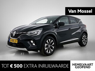 Renault Captur 1.0 TCe Techno 90PK | Apple CarPlay/Android Auto | Autonomous Emergency Braking | Cruise control | Electronic Climate control | Kunstlederen/stof bekleding | LED koplampen | Lichtmetalen velgen 17" | Navigatiesysteem | Rijstrooksensor met correctie