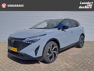 Nissan Qashqai 1.3 MHEV Xtronic Tekna Plus | Panorama Dak | Navi | 360 Camera | Leer | Automaat | 20 '' LM | Voorstoelen verwarmd | Head-up display