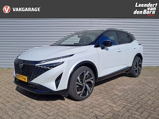 Nissan Qashqai 1.3 MHEV Xtronic Tekna Plus | Panorama Dak | Navi | 360 Camera | Leer | Automaat | 20 '' LM | Voorstoelen verwarmd | Head-up display