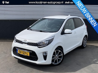 Kia Picanto 1.0 CVVT Design Edition Navigatie, Lederen bekleding, Nieuw geleverd en dealeronderhouden, achteruitrij camera, Apple CarPlay/Android Auto, cruise control, Nederlandse auto, boekjes compleet!