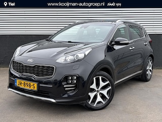 Kia Sportage 1.6 T-GDI GT-Line PlusLine Schuif/kanteldak, Trekhaak, Nieuw geleverd en dealeronderhouden, Dodehoekdetectie, JBL, Stoelkoeling + verwarming
