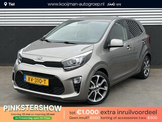 Kia Picanto 1.0 CVVT Design Edition Nieuw geleverd & dealeronderhouden, Lederen bekleding, Climate control, Cruise control, Navigatie, Privacy glass, LMV,