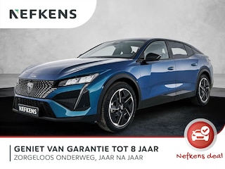 Peugeot 408 1.6 HYbrid Allure Pack 225pk Automaat | 8 JAAR GARANTIE | 360 Camera | Navigatie | Adaptieve Cruise Control | Stoelverwarming | Full-LED | Keyless Entry/Start | 19"LMV | Apple Carplay/Android Auto |