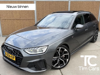 Audi A4 Avant 40 TFSI quattro S edition Automaat | Panoramadak | Half leer/stof | Climate & cruise control | Zwart optiek | Sportstuur afgevlakt | LED verlichting | Getint glas | Parkeersensoren voor en achter