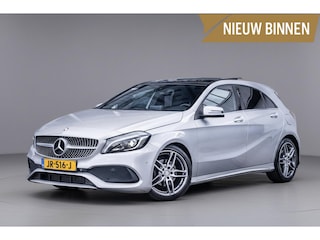 Mercedes-Benz A-klasse 180 AMG Org.NL|Pano-dak|Sfeerverl.|Climate|Stoelverw.|Leder/Alcantara|Dealer-onderhouden