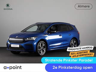 Skoda Enyaq iV 60 Sportline 180pk | Navigatie | Head up Display | Verlichte grill | Voorstoelen en achterbank verwarmd | Parkeercamera