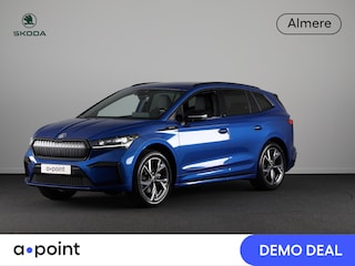 Skoda Enyaq iV 60 Sportline 180pk | Navigatie | Head up Display | Verlichte grill | Voorstoelen en achterbank verwarmd | Parkeercamera