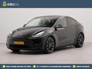 Tesla Model Y Performance AWD 75 kWh panorama dak | SoH 92,5 %  | Apple carplay | Navigatie | 360 Camera | Glazen panorama dak | Wifi | Spraakbediening | Voorstoelen verwarmd |
