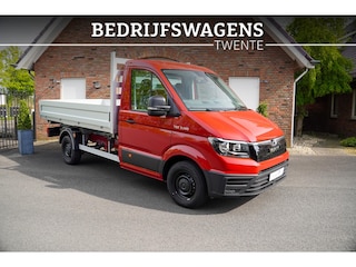 MAN TGE 2.0 TDI 140 pk 3-Zijdige Kipper / Open Laadbak Airco Apple Carplay/App Connect, Cruise Control, 3-Zits, LxBxH 350x204x40 cm, BPM vrij