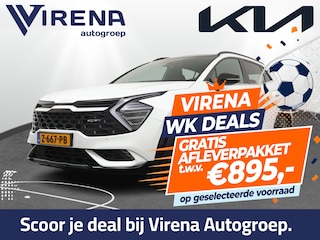 Kia Sportage 1.6 T-GDi Hybrid GT-Line Automaat Apple Carlpay/Android Auto - Cruise Control Adapatief - Dodehoekdetectie - Panorama Dak - Navigatie -  Stoel/Stuurverwarming - Trekhaak - Fabrieksgarantie tot 05-2031