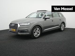 Audi Q7 3.0 TDI quattro Pro Line + 7p | Trekhaak | 360 Camera | Cruise | LED | Leder | PDC V+A | Panorama Dak | Luchtvering | Stoel Koel/Verwarming & Memory | BOSE | Design Selection | Optie-pakket | Stoelen-pakket | Parkeer-pakket | 12 Maand BOVAG Garantie! |