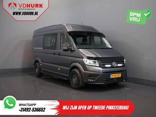 Volkswagen Crafter 2.0 TDI 180 pk DSG Aut. L3H3 DC Dubbel Cabine LED/ Adapt.Cruise/ Carplay/ Gev.Stoel/ Airco/ Navi/ Camera/ PDC/ 17”LMV/ Trekhaak