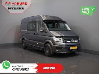 Volkswagen Crafter 2.0 TDI 180 pk DSG Aut. L3H3 DC Dubbel Cabine LED/ Adapt.Cruise/ Carplay/ Gev.Stoel/ Airco/ Navi/ Camera/ PDC/ 17”LMV/ Trekhaak