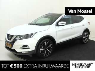 Nissan Qashqai 1.3 DIG-T Tekna | airco automatisch | Apple Carplay/Android Auto | Autonomous Emergency Braking | cruise control adaptief | dodehoek detectie | LED koplampen | lichtmetalen velgen 19" | navigatiesysteem full map | rijstrooksensor met correctie | voorstoelen verwarmd |