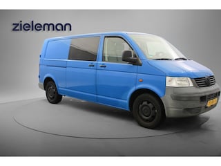 Volkswagen Transporter 1.9 TDI Dubbele Cabine 6 Persoons - Nieuwe APK, Trekhaak, camera