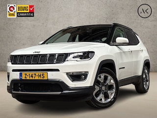 Jeep Compass 1.4 MultiAir Limited Sport 141Pk (NAVIGATIE, CLIMATE, LEDER, CAMERA, BEATS AUDIO, SPORTSTOELEN, GETINT GLAS, ADAPTIVE CRUISE, NIEUWE APK, NIEUWSTAAT)
